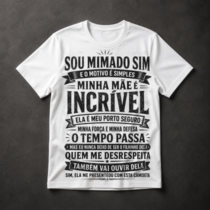 Camiseta Filho Mimado Mãe