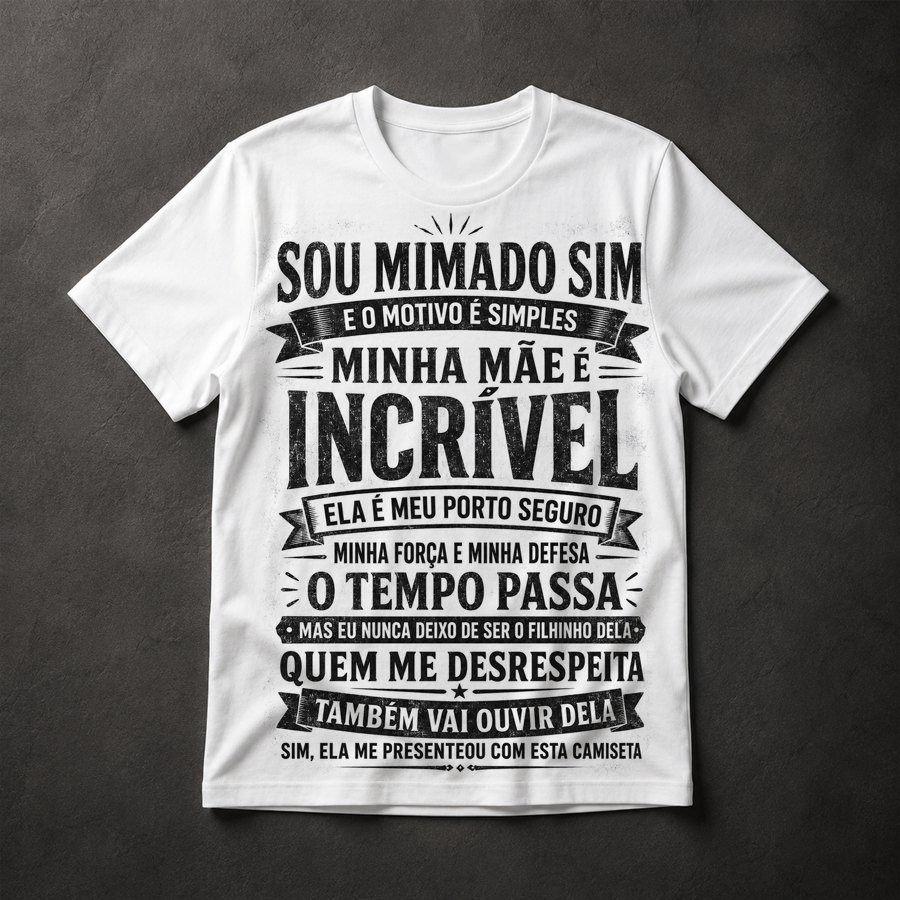 Camiseta Filho Mimado Mãe