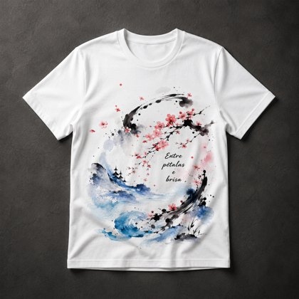 Camiseta Flores de Cerejeira