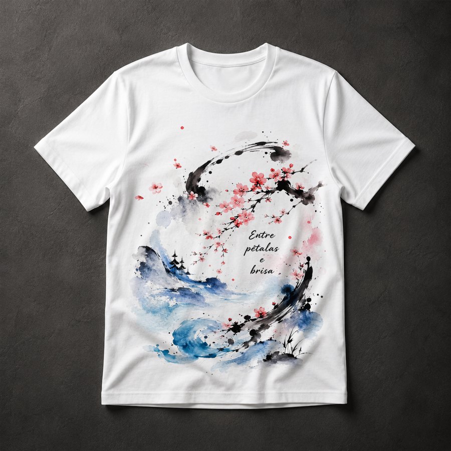 Camiseta Flores de Cerejeira