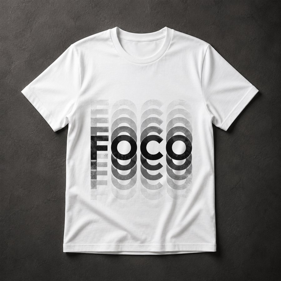Camiseta FOCO Tipografia