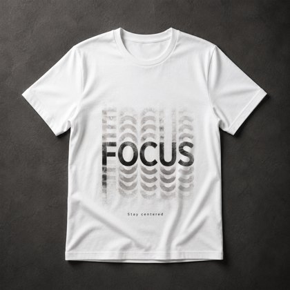 Camiseta Focus Tipografia