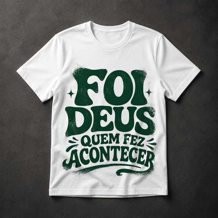 Camiseta Foi Deus