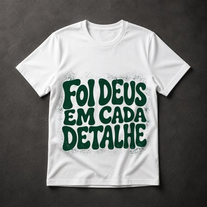 Camiseta fé cristã