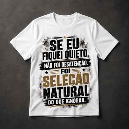 Camiseta Atitude Frases