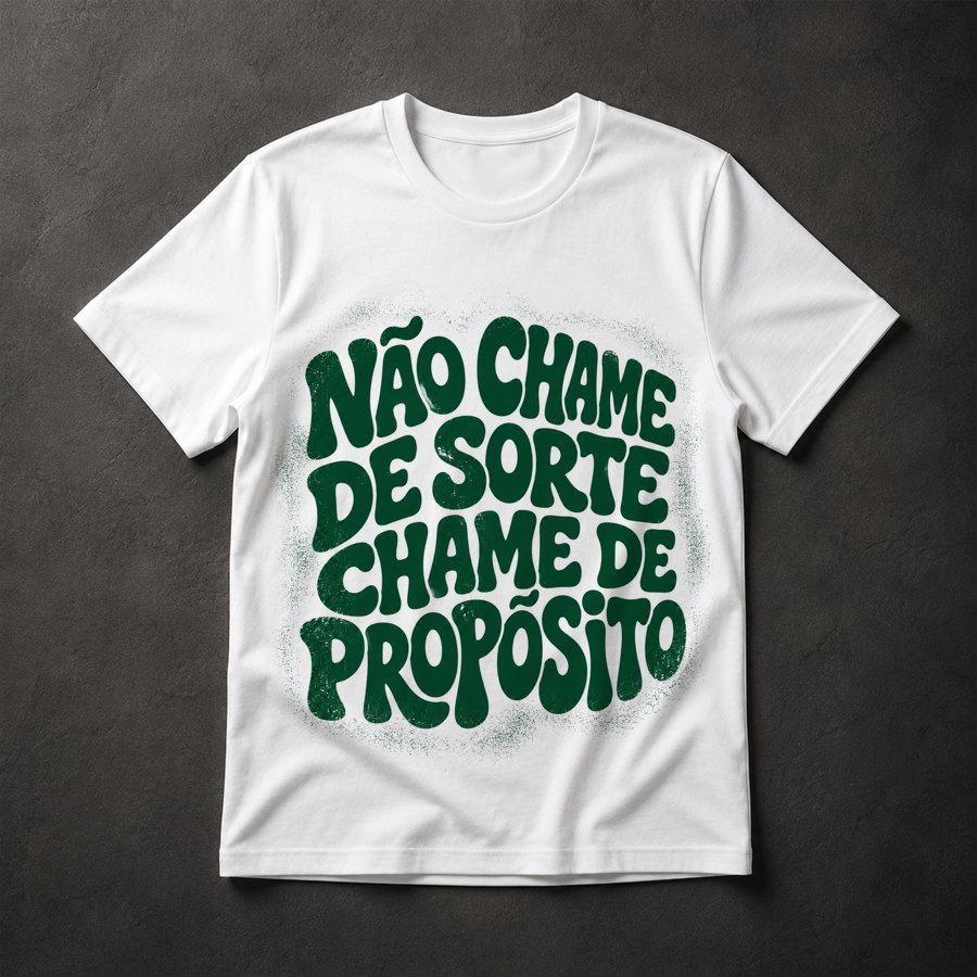 Camiseta motivação propósito