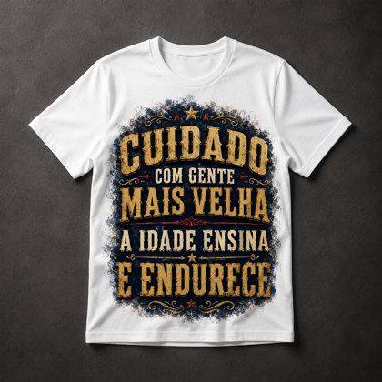 Camiseta frases motivacionais