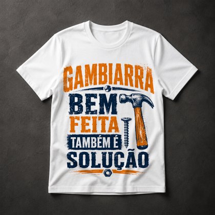 Camiseta Gambiarra Solução