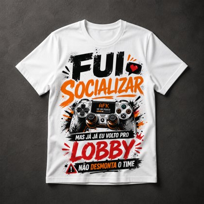 Camiseta Gamer Humor