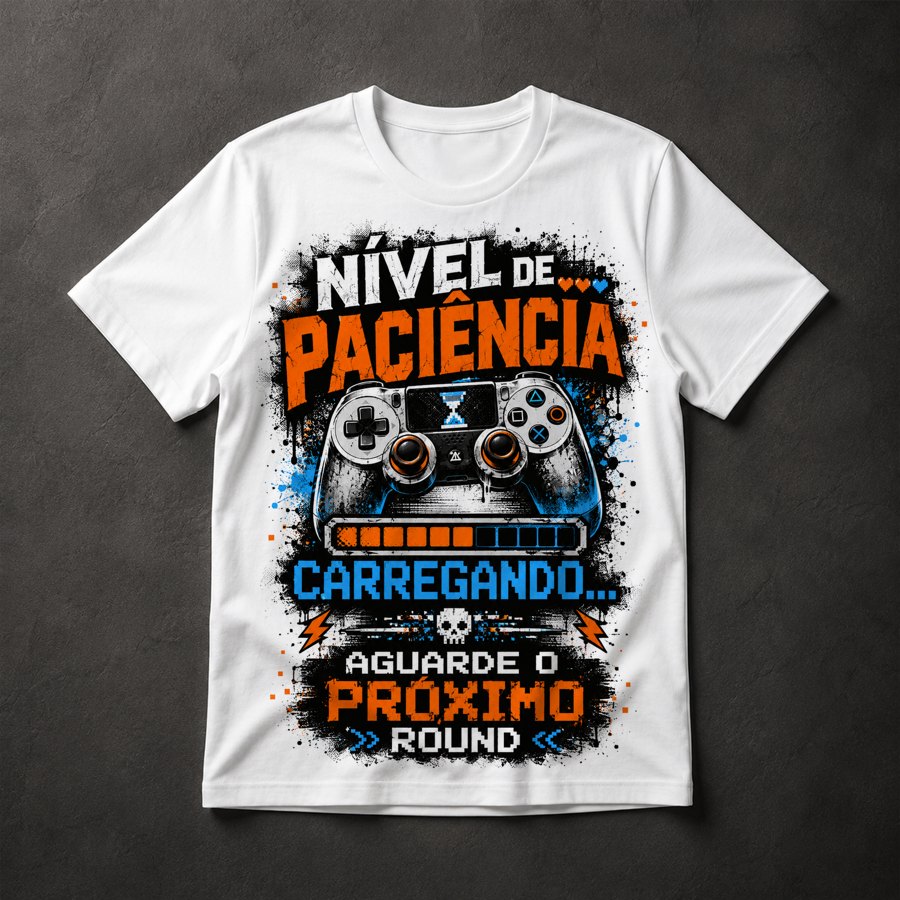 Camiseta Gamer Paciência