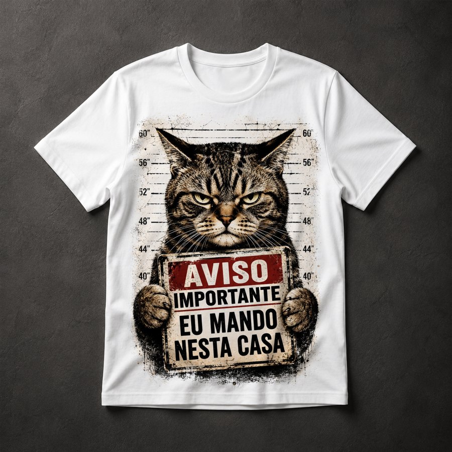 Camiseta Gato Chefe