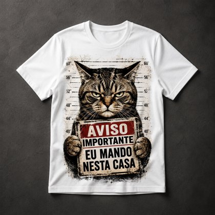 Camiseta Gato Chefe