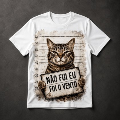 Camiseta Gato Foragido