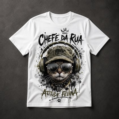 Camiseta Gato Street