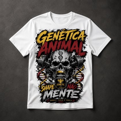 Camiseta Musculação Motivação