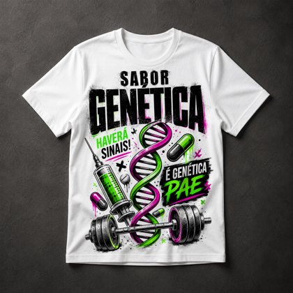 Camiseta Fitness Genética