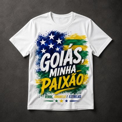 Camiseta Goiás Paixão