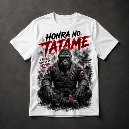 Camiseta Jiu Jitsu Gorila