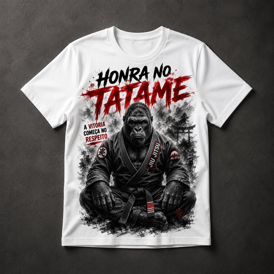 Camiseta Jiu Jitsu Gorila