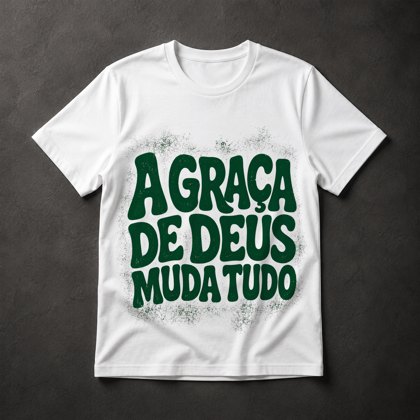 Camiseta fé cristã