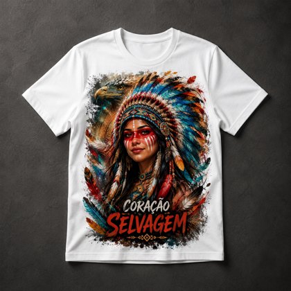 Camiseta Guerreira Indígena