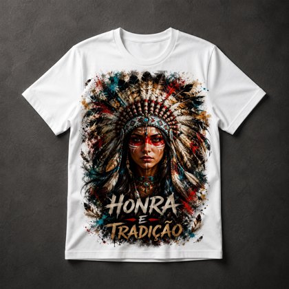 Camiseta Guerreira Indígena