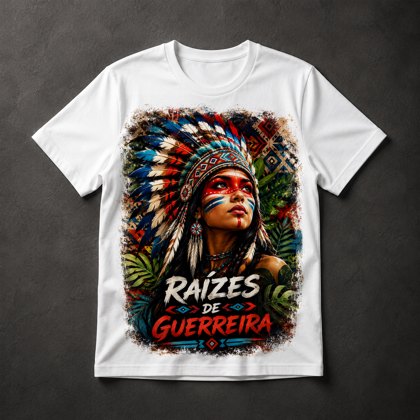 Camiseta Guerreira Indígena