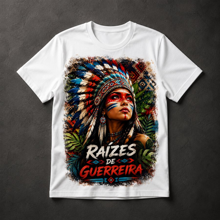 Camiseta Guerreira Indígena