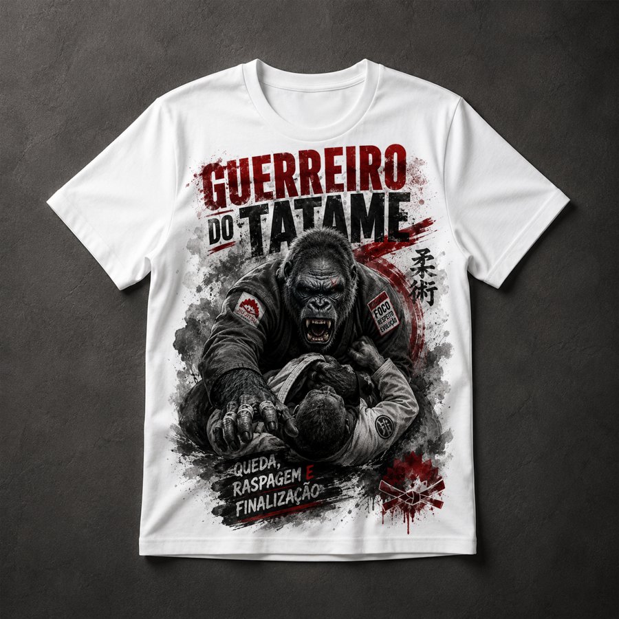Camiseta Jiu-Jitsu Gorila