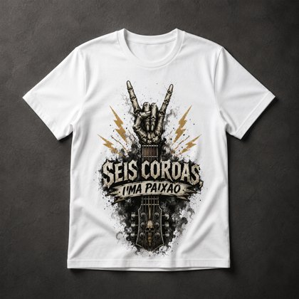Camiseta Guitarra Rock