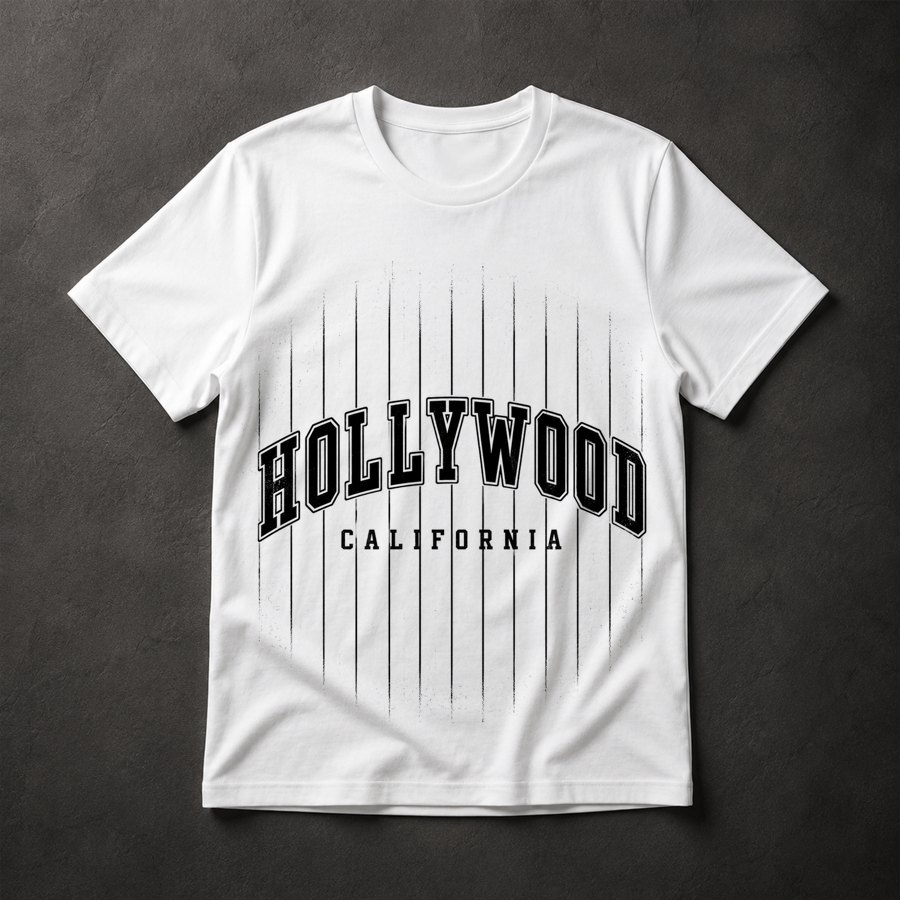 Camiseta Hollywood California