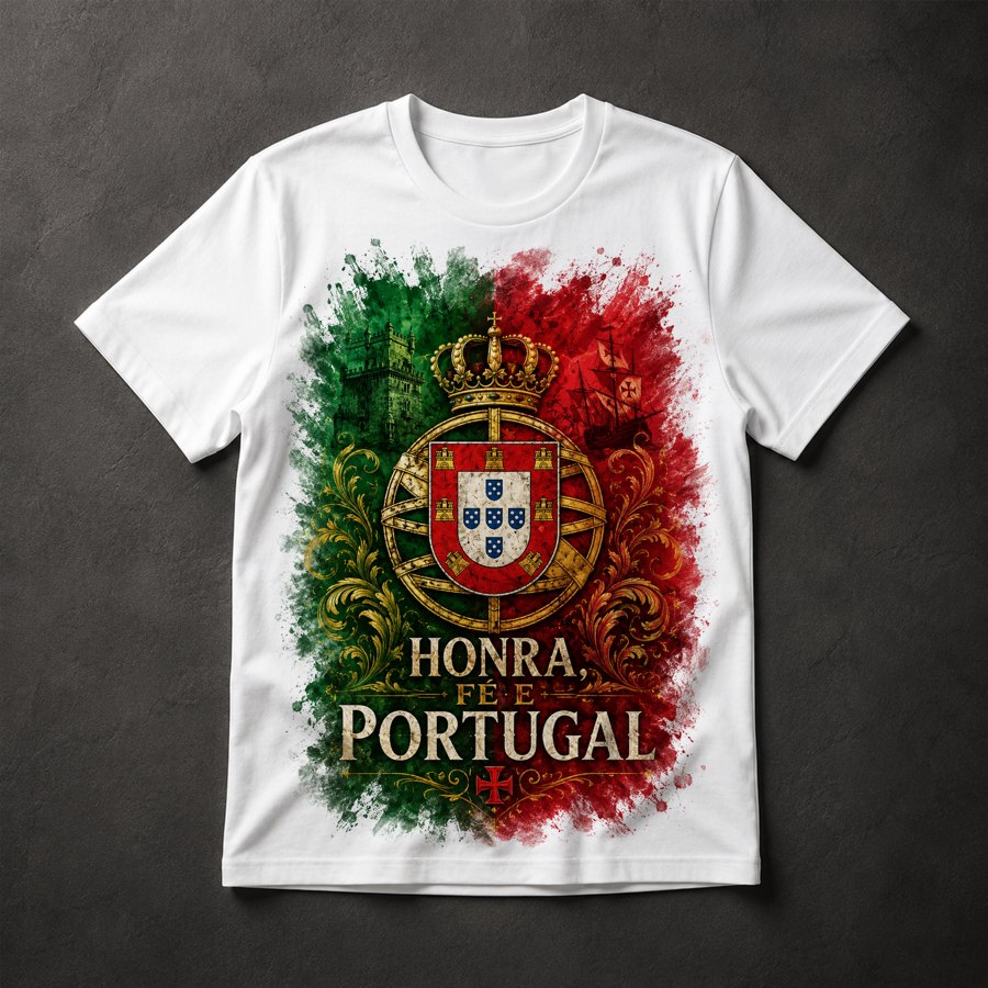 Camiseta Honra e Portugal