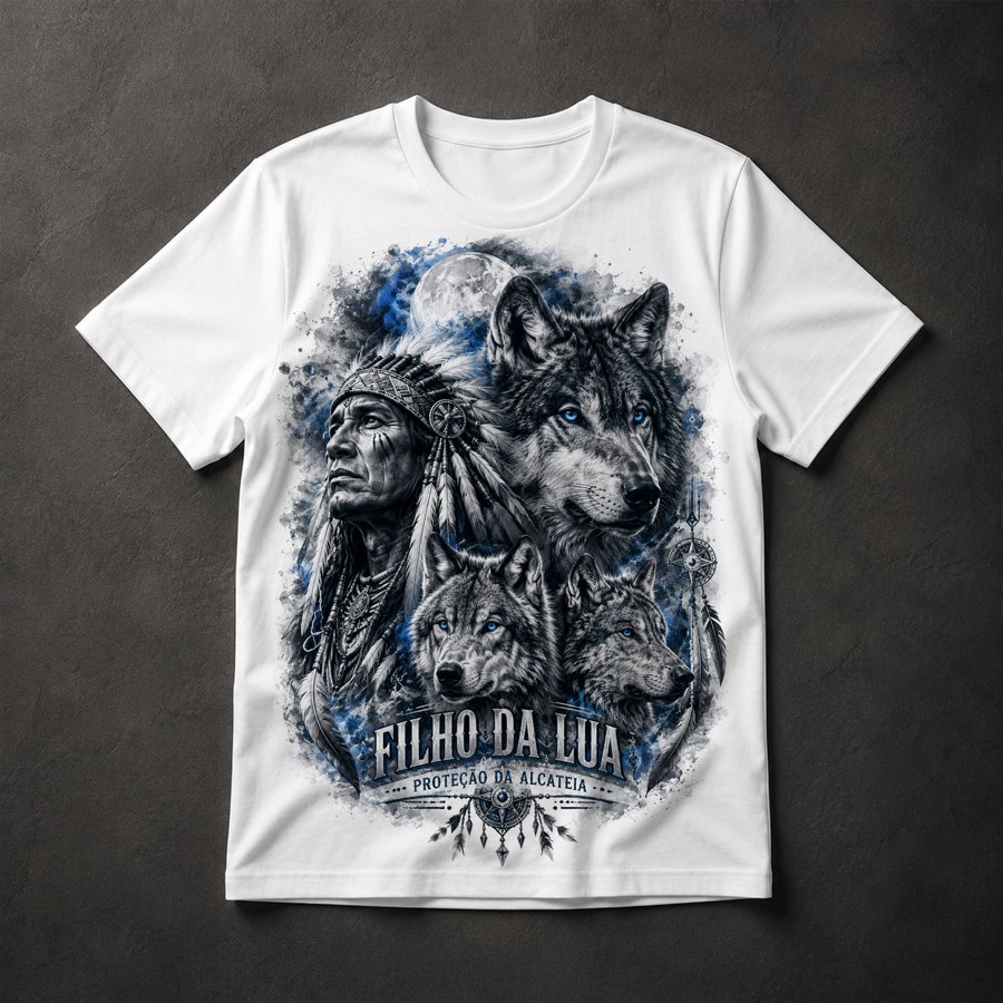 Camiseta Lobos Indígena