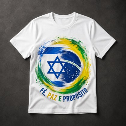 Camiseta Israel Brasil