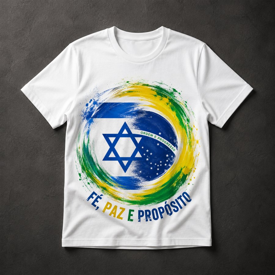 Camiseta Israel Brasil