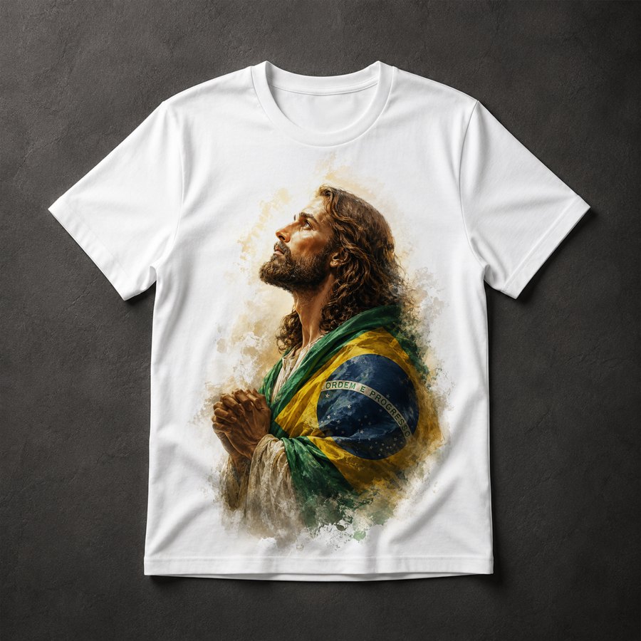 Camiseta Jesus Brasil