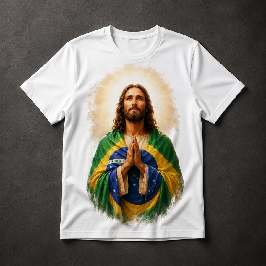 Camiseta Jesus Brasil