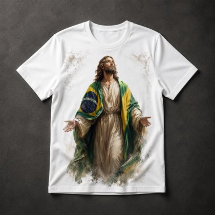 Camiseta Jesus Brasil