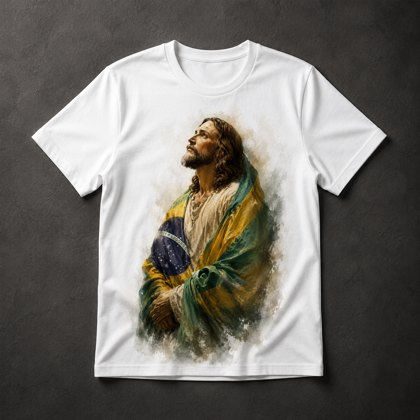Camiseta Jesus Brasil