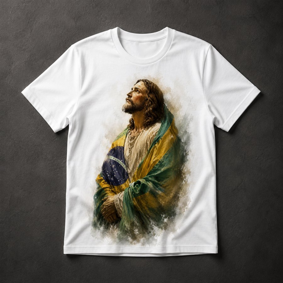 Camiseta Jesus Brasil