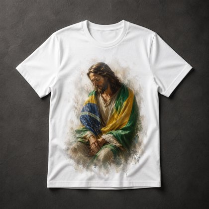Camiseta Jesus Brasil