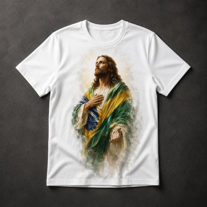 Camiseta Jesus Brasil
