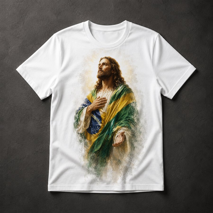 Camiseta Jesus Brasil