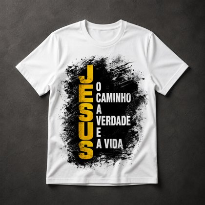 Camiseta Jesus Caminho Verdade