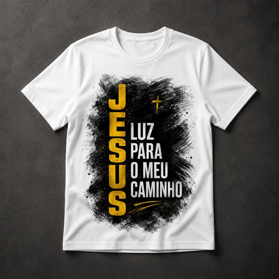 Camiseta Jesus Luz Caminho