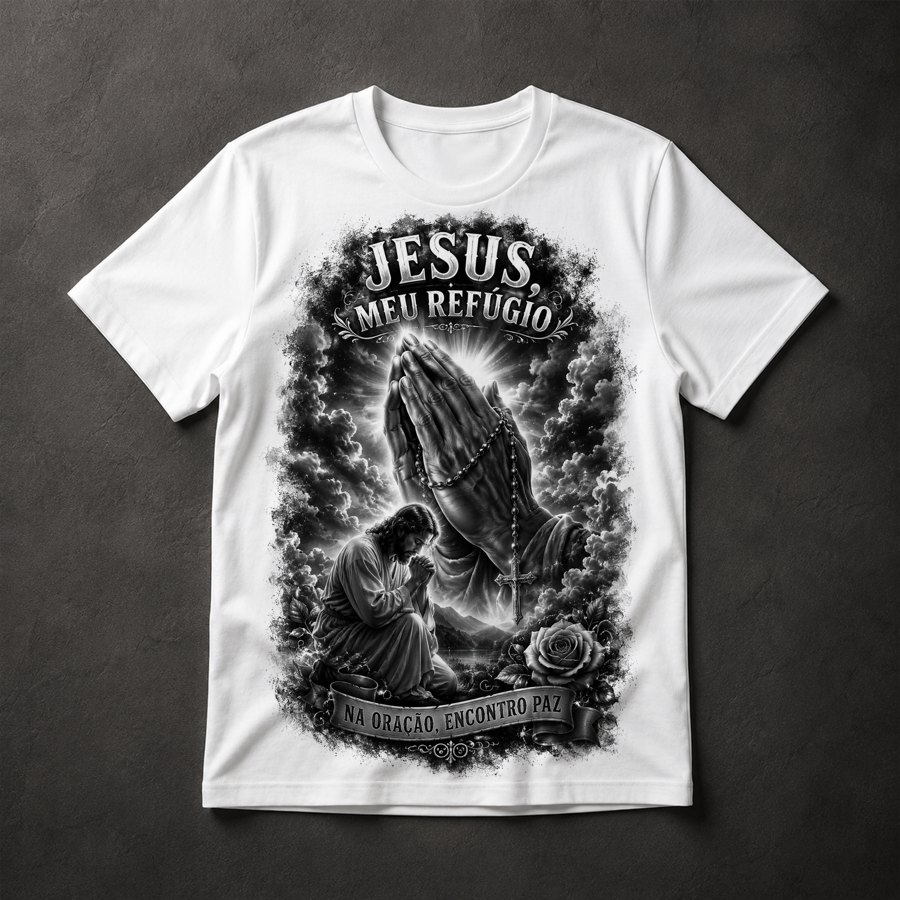 Camiseta Jesus Meu Refúgio