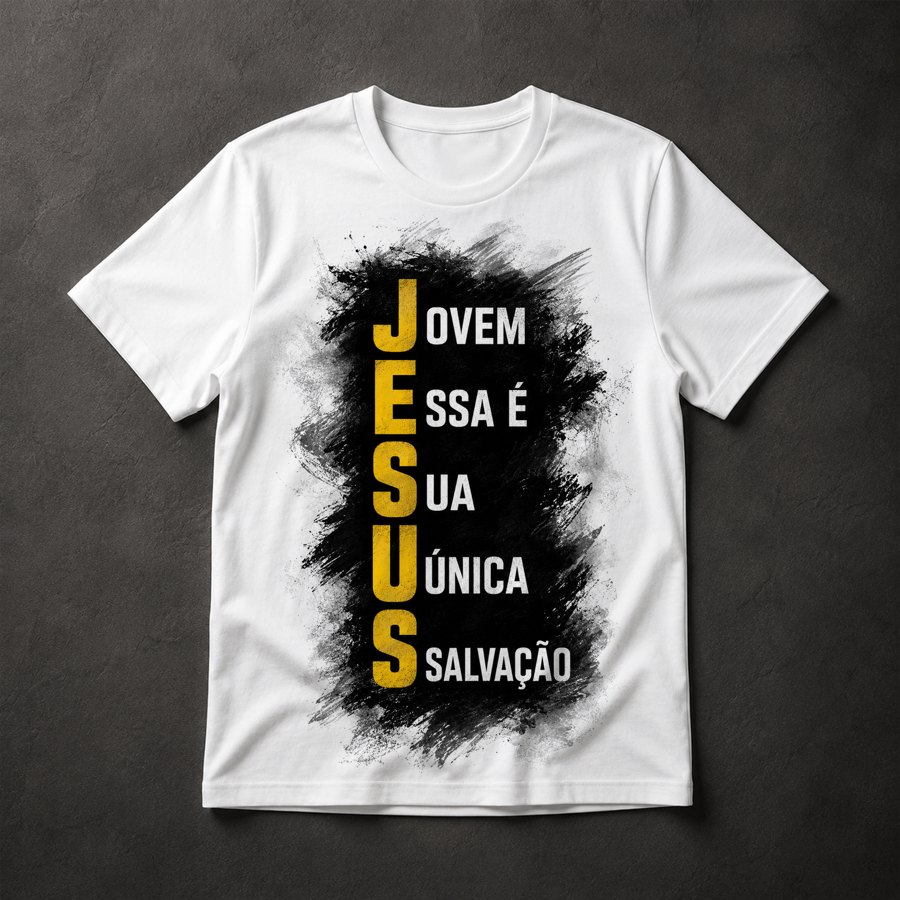 Camiseta Jesus Salvação