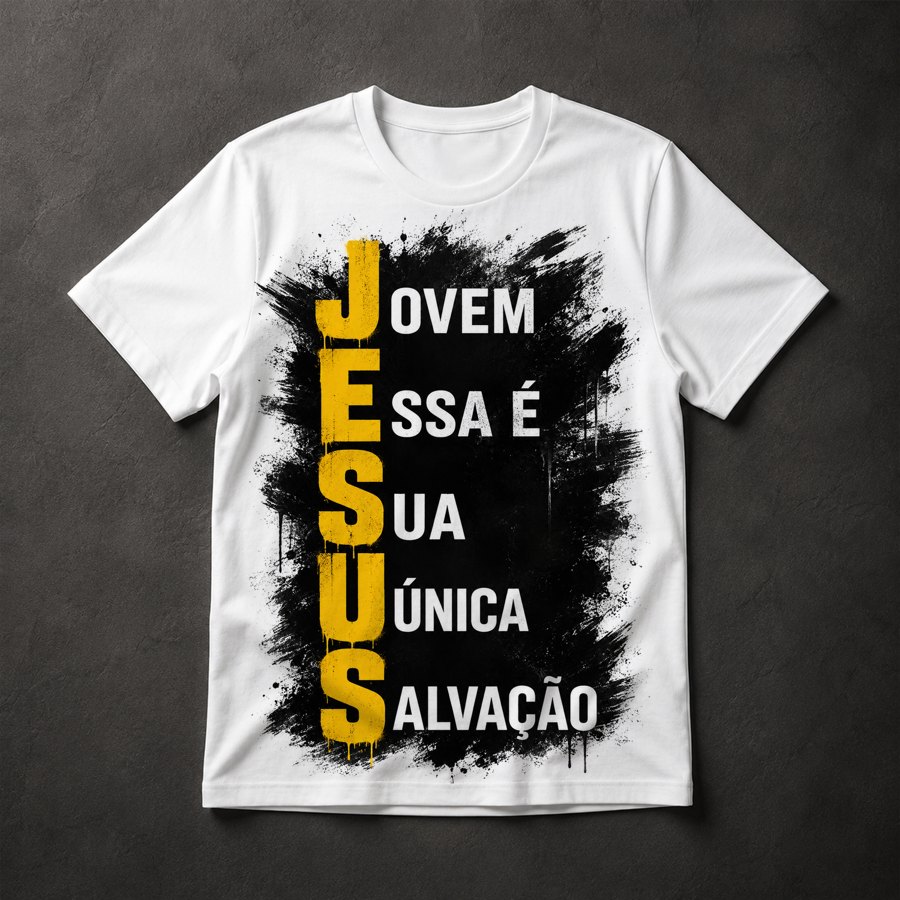 Camiseta Jesus Salvação