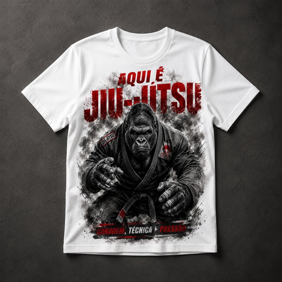 Camiseta Jiu-Jitsu Gorila