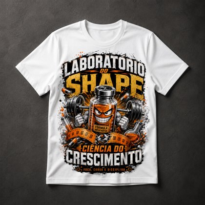 Camiseta Musculação Motivação